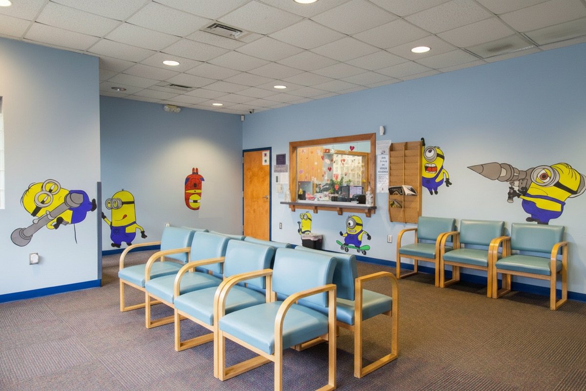 Greensboro waiting room seating area