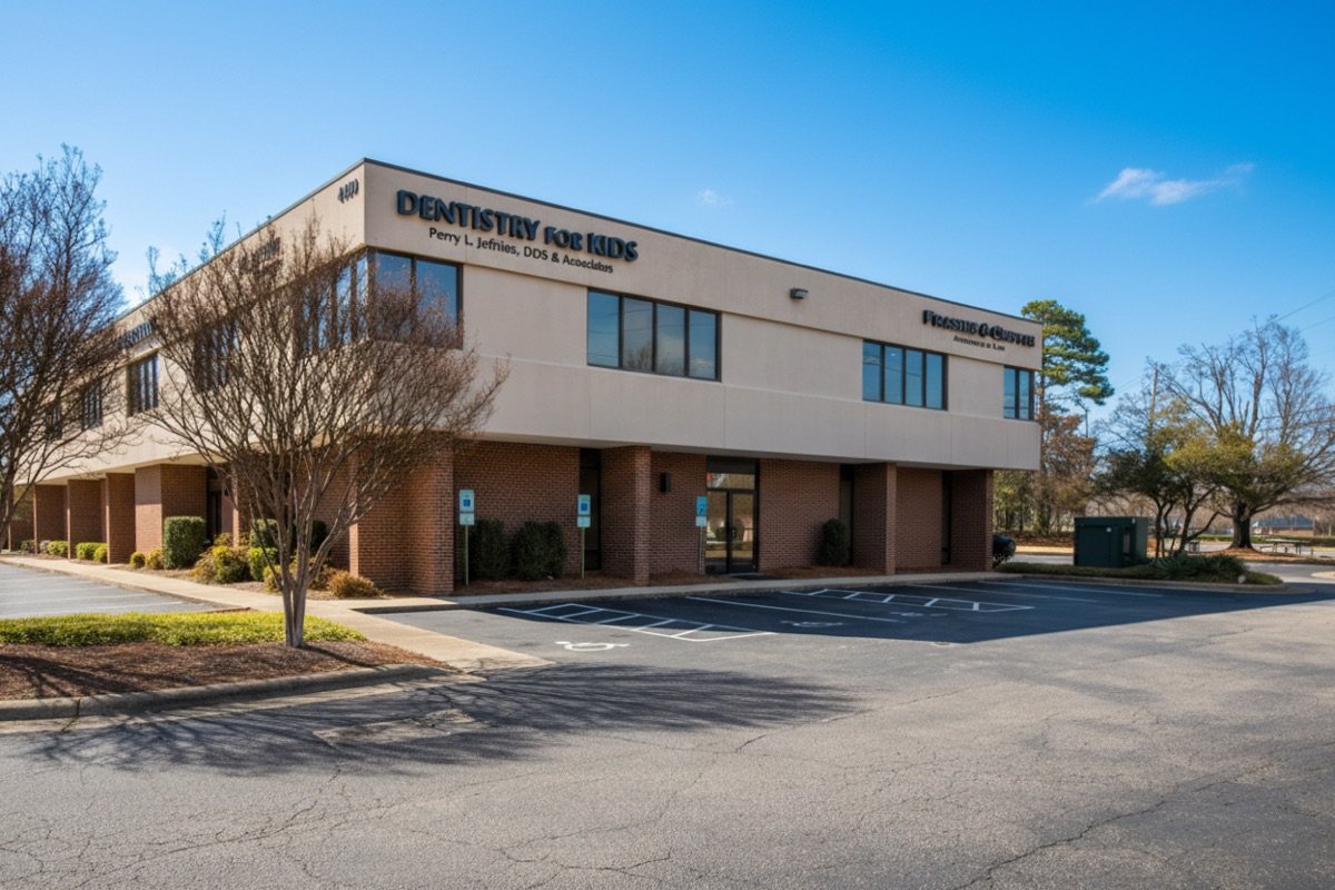 Dentistry for Kids Raleigh office exterior