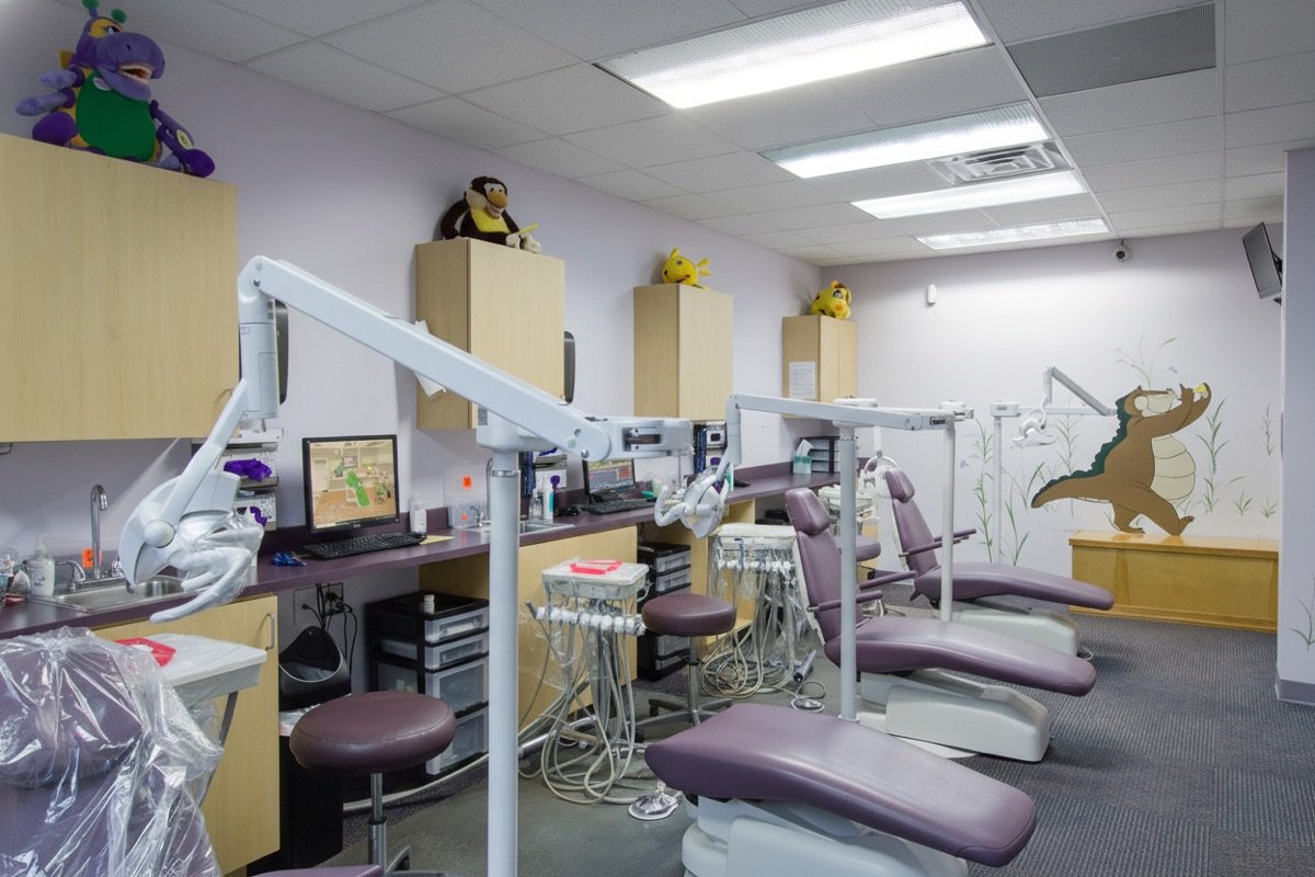 Raleigh treatment area with stuffed animals