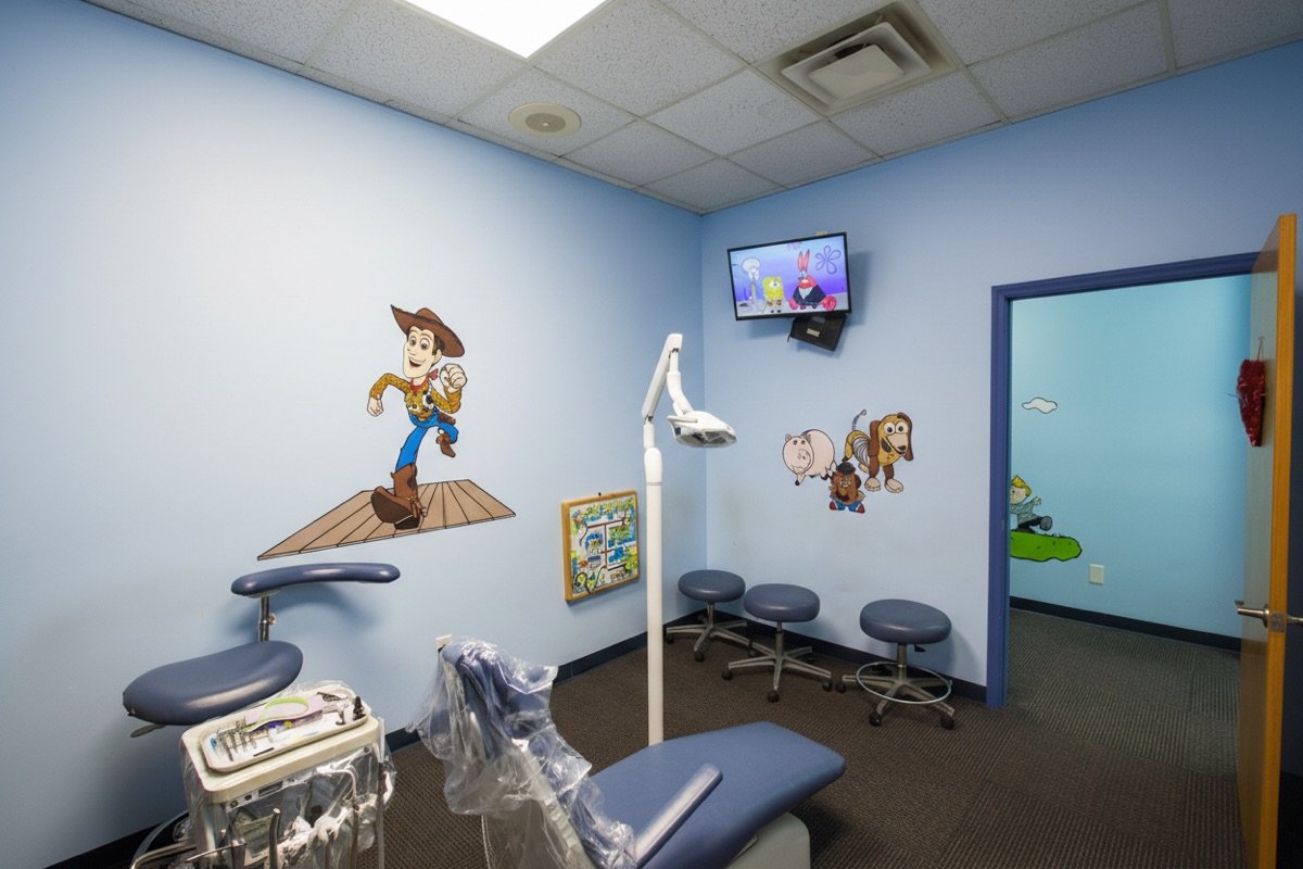 Winston-Salem Toy Story themed treatment room